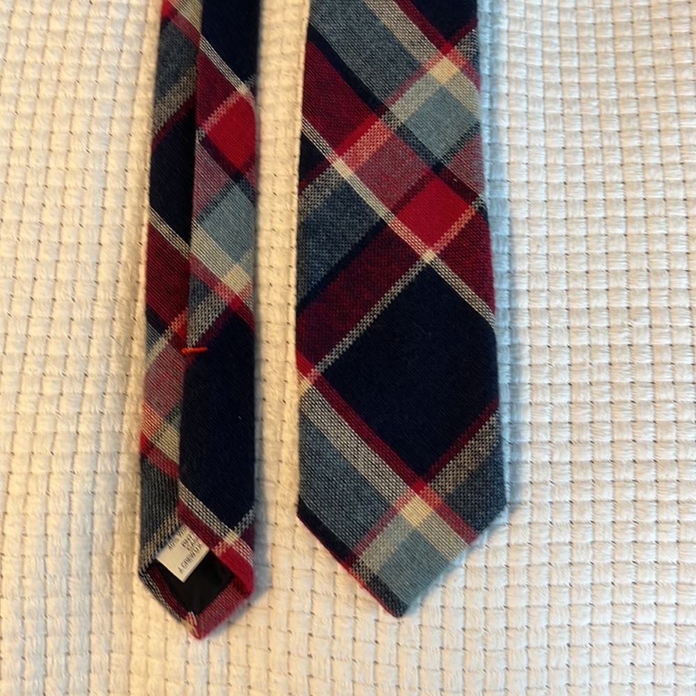 J. Crew Men’s Cotton and Wool Tie.
